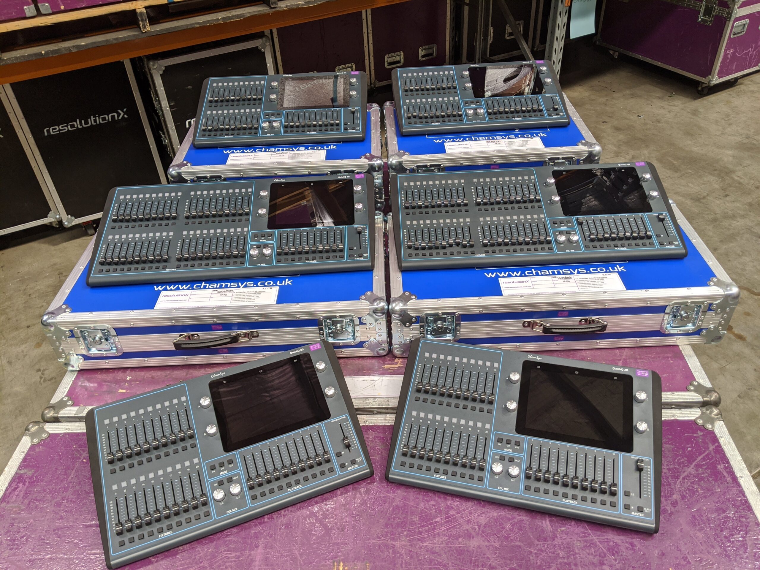 Resolution X Invests in ChamSys QuickQ Consoles - ChamSys